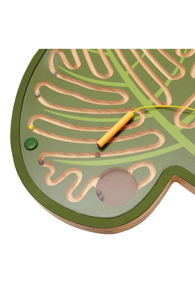 Nature's Paths Magnetic Leaf Mazes - Set of 3, Alternate, color, Green