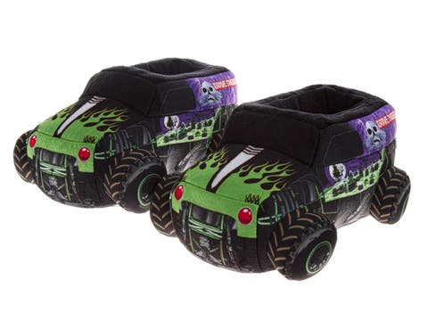 Grave Digger Plush Slippers (Toddlers/Big Kids)