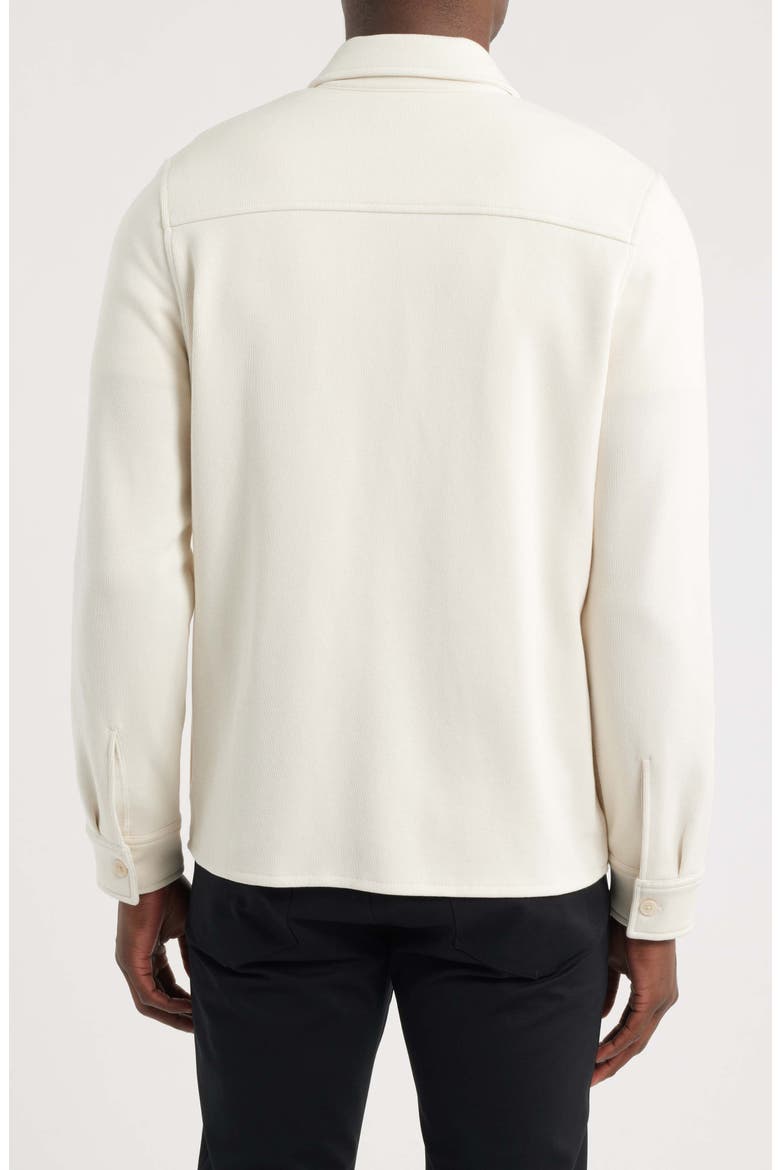 French Rib Shirt Jacket, Alternate, color, BLANCO