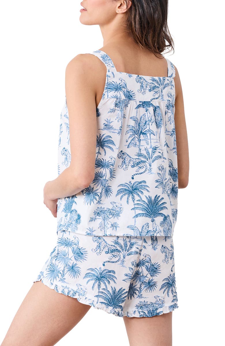 Printfresh Back to Bed Short Pajamas, Alternate, color, Cloud