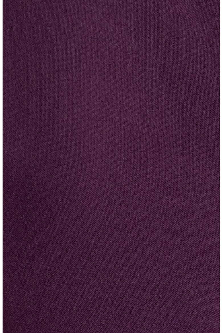 Embellished Crepe Fit & Flare Dress, Alternate, color, AUBERGINE
