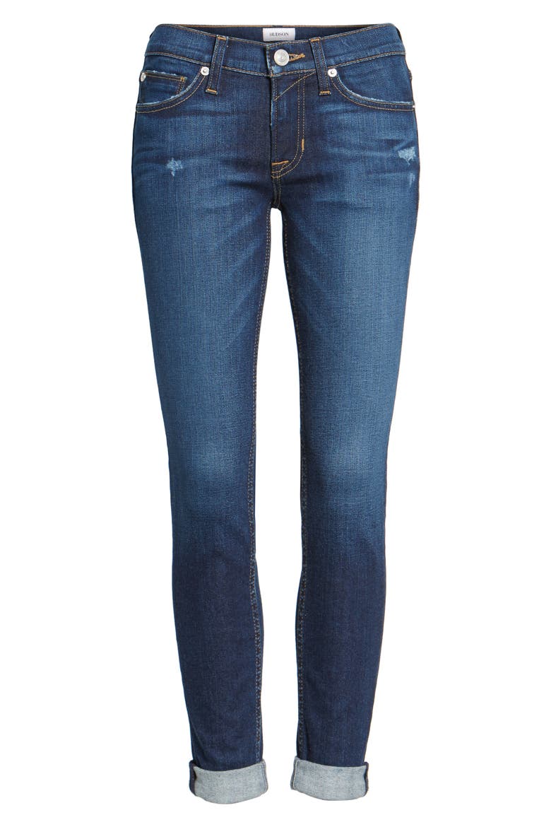 Tally Crop Skinny Jeans, Alternate, color, CORRUPT