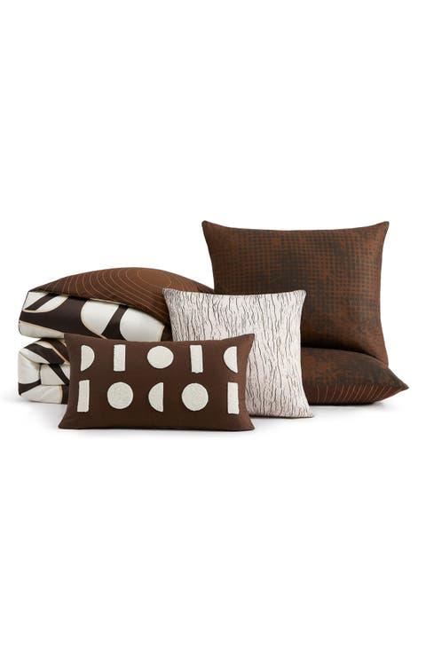 Toffee Reversible 5-Piece Comforter Set