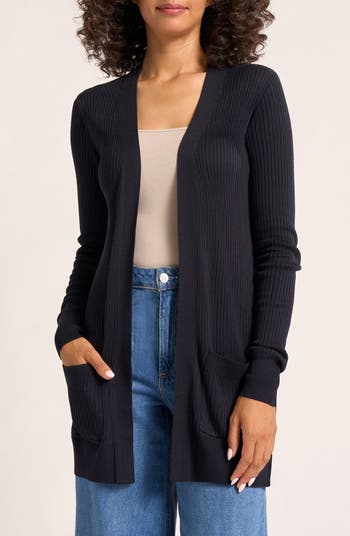 matty m. Colfax Longline Open Front Cardigan | Nordstrom