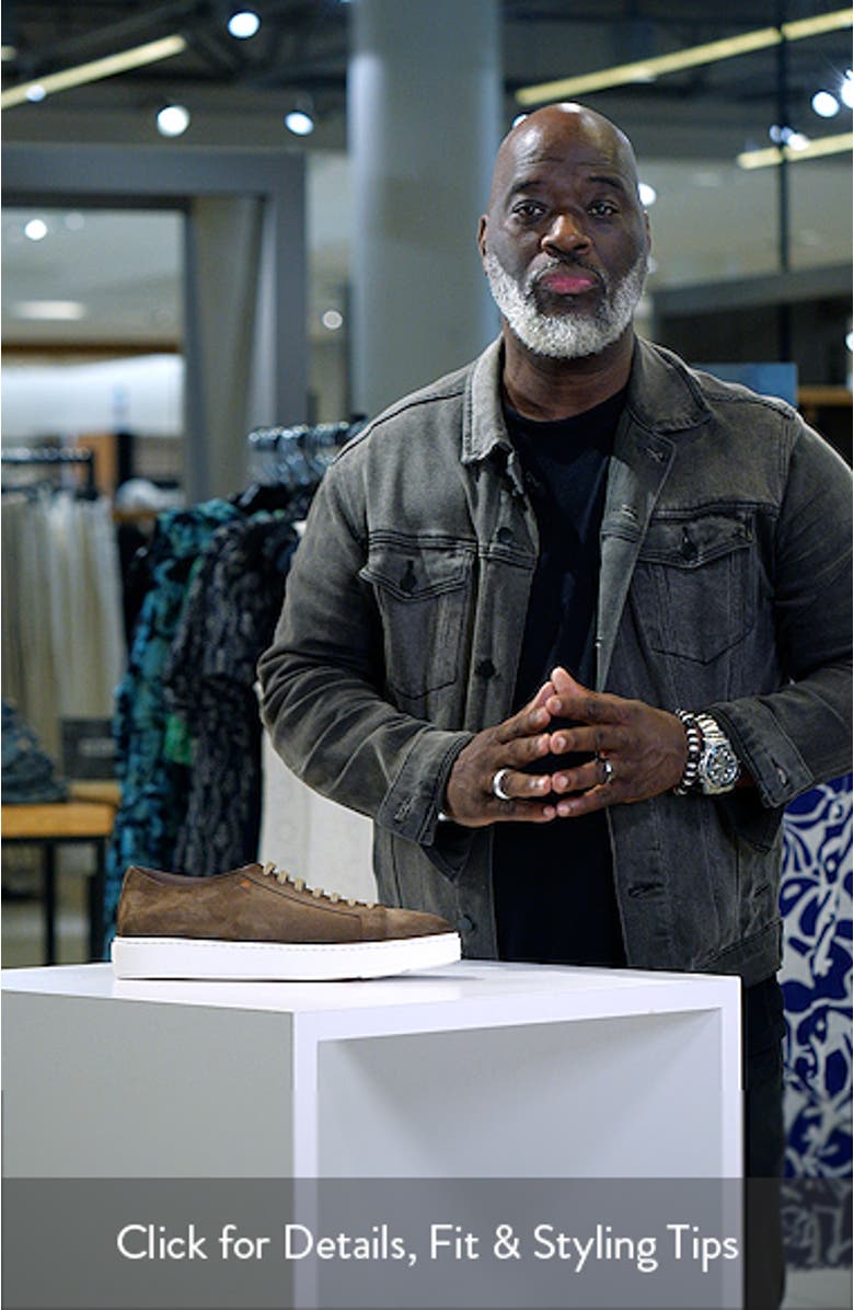 Damps Low Top Suede Sneaker, sales video thumbnail