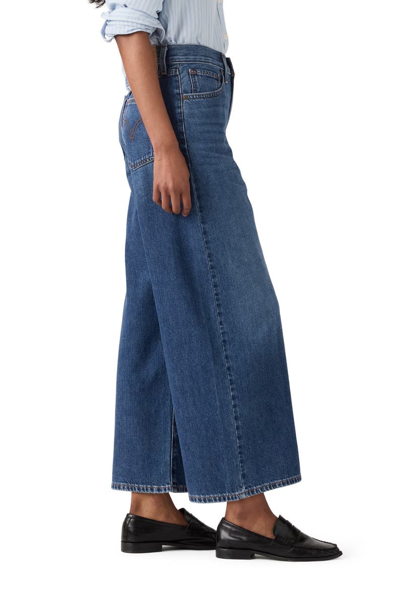 Middy Mid Rise Ankle Wide Leg Jeans, Alternate, color, KISS GOODBYE