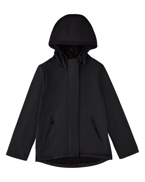 Teens Classic Hooded Lined Raincoat with Included Carry Pouch