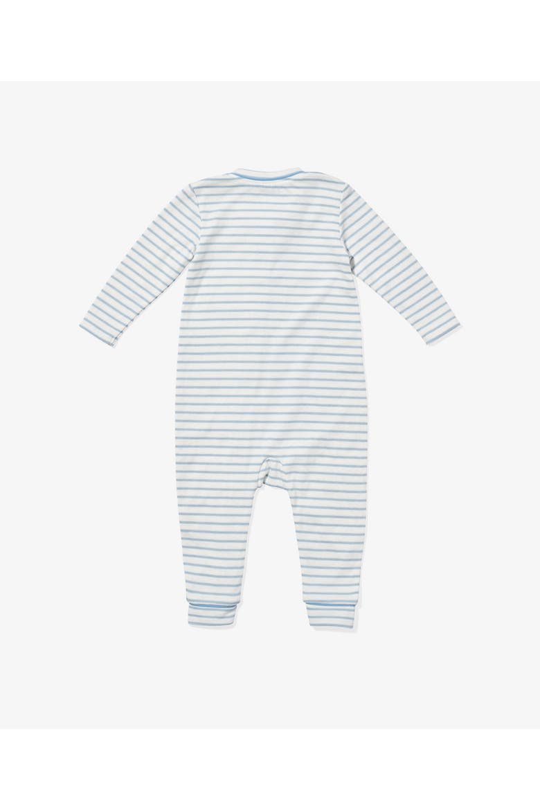 Ziggy Zip Romper, Alternate, color, blue stripe