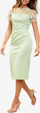 Lipsy Embroidered Sheath Dress