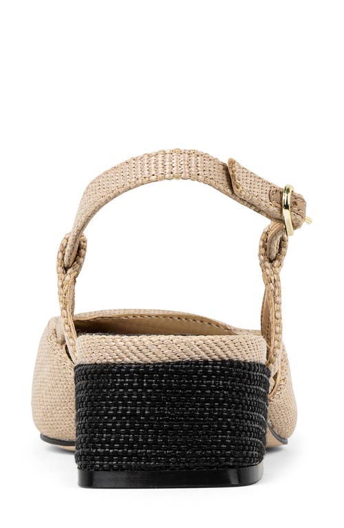 DONALD PLINER DONALD PLINER WOVEN SLINGBACK PUMP