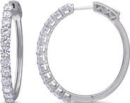 Julianna B. 2 3/8ct. t.w. Lab-Grown Diamond Hoop Earrings 14k