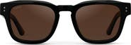WMP Eyewear Wayne - 50mm Rectangular Polarized Sunglasses