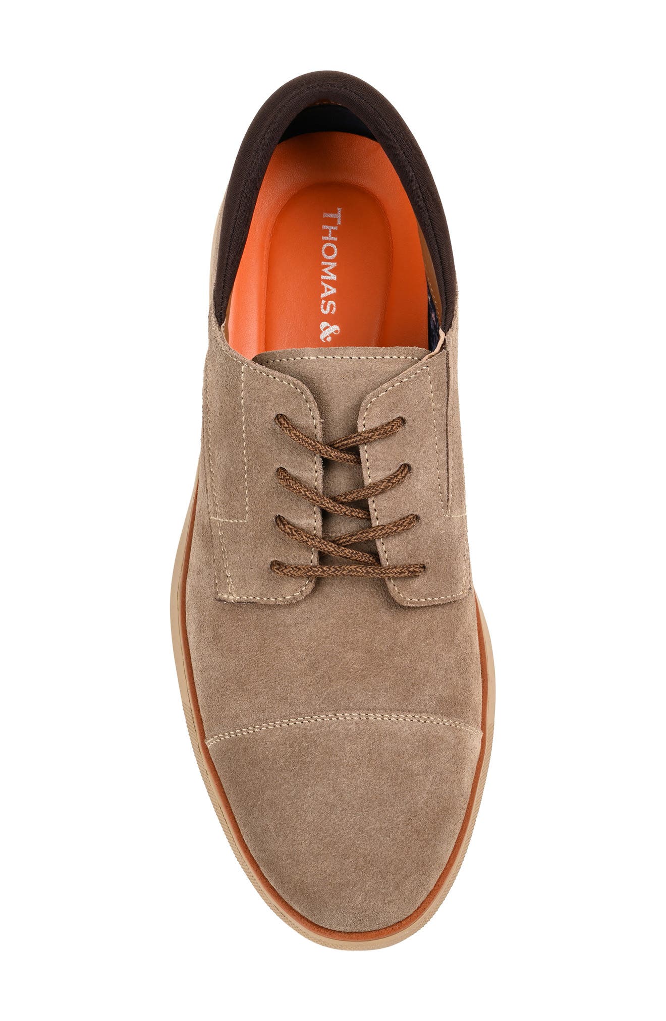 Thomas & Vine Fleton Cap-Toe Derby Dress Shoe, Alternate, color, Taupe