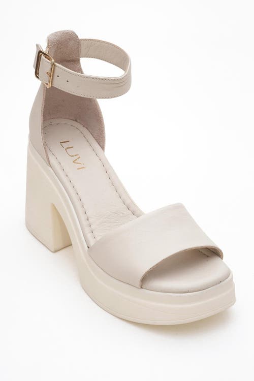 Forever & Always Shoes Margot Leather Platform Sandal