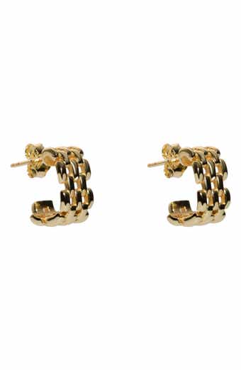 Panthera Wide Hoop Earrings