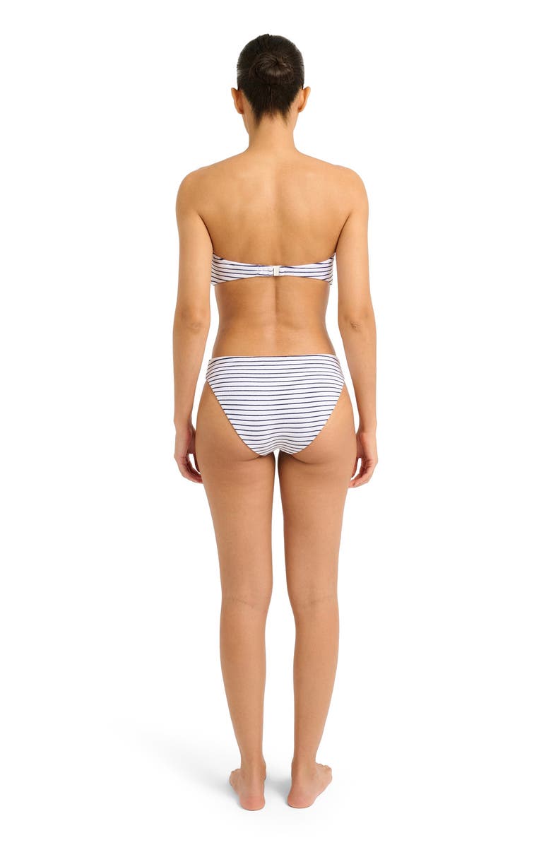 Onia Towel Terry Sailor Stripe Lily Bikini Bottom, Alternate, color, 