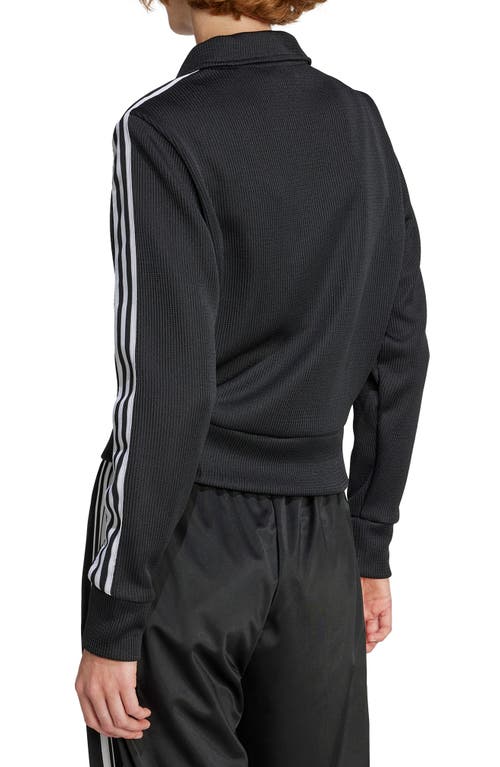 Adidas Originals Adidas Firebird Adicolor Knit Track Jacket In Black