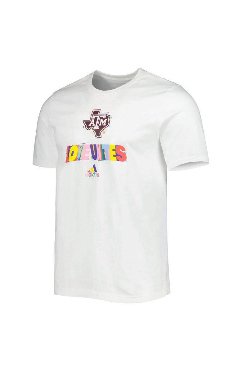 adidas Men's adidas White Texas A&M Aggies Pride Fresh T-Shirt, Alternate, color, White