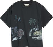 HONOR THE GIFT All Over Los Angeles Cotton Graphic T-Shirt