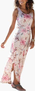 LASCANA Women's Floral Maxi Dress