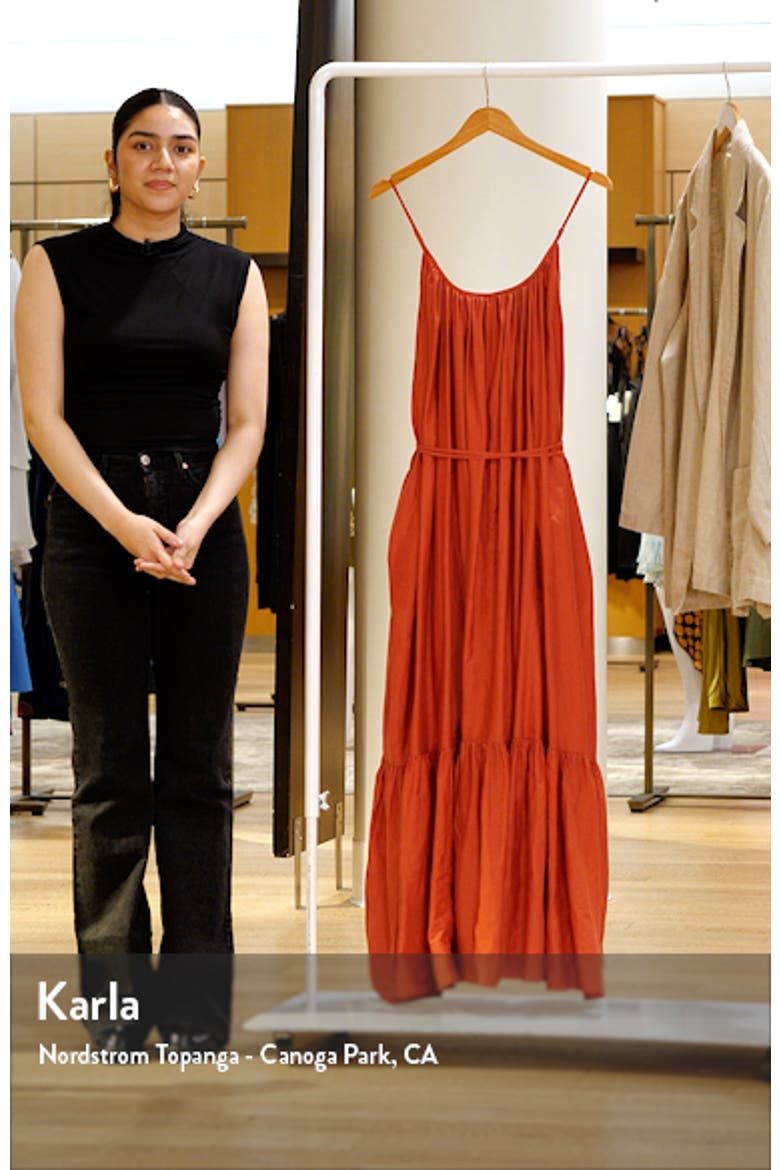 Tie Back Tiered Maxi Dress video