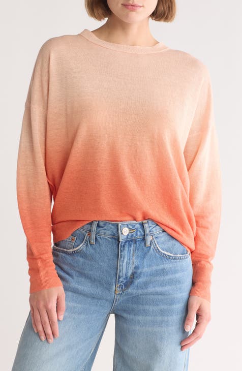 Morton Ombré Printed Pullover Sweater