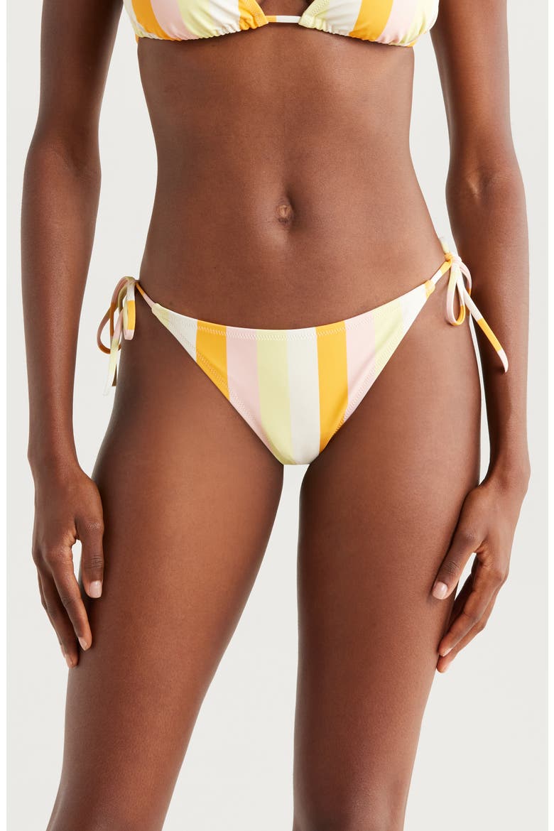 The Iris Side Tie Bikini Bottoms, Main, color, SOLEIL STRIPE