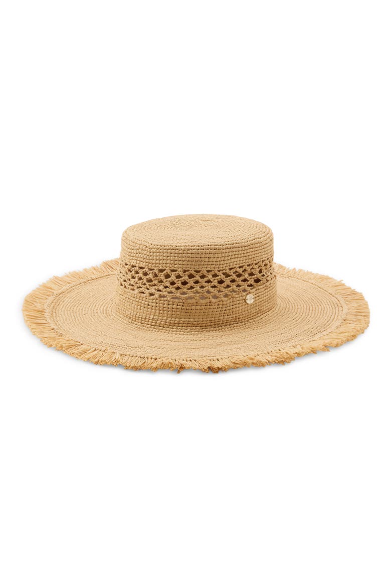 Ivy Raffia Boater, Main, color, NATURAL