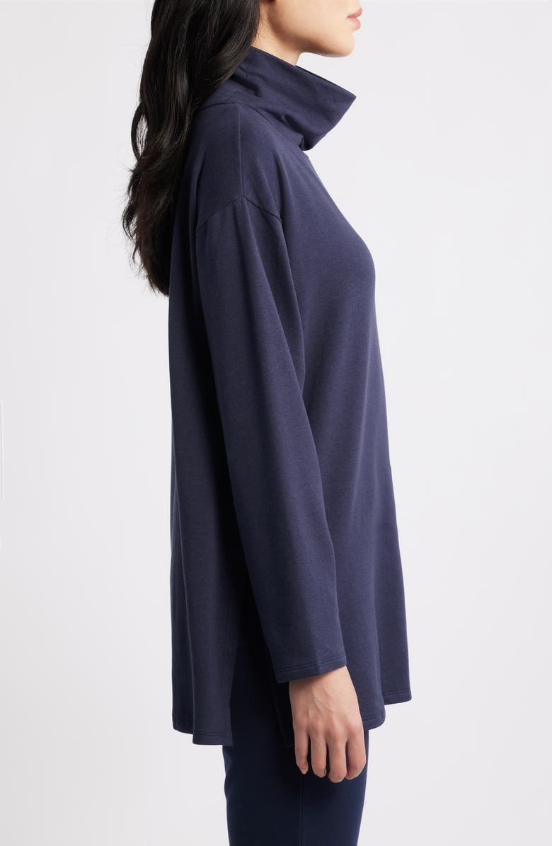 Eileen Fisher Cowl Neck Knit Top, Alternate, color, Ink