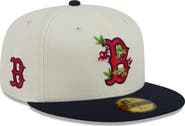 New Era Men's New Era White/Navy Boston Red Sox Blossom 59FIFTY Fitted Hat