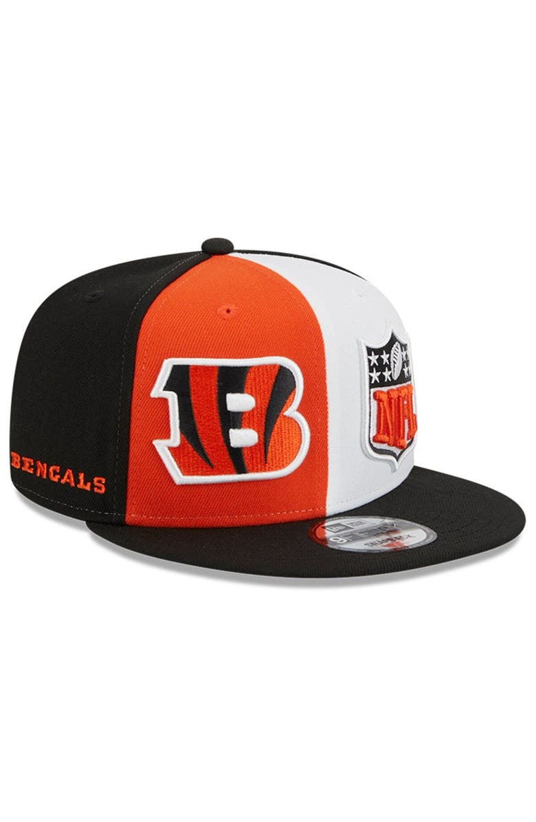 New Era Men's New Era Orange/Black Cincinnati Bengals 2023 Sideline 9FIFTY Snapback Hat, Main, color, 