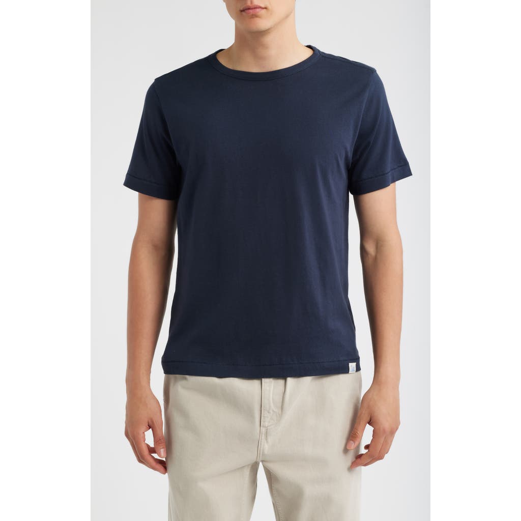 Merz B Schwanen Pimatee01 Organic Cotton Tee In Blue