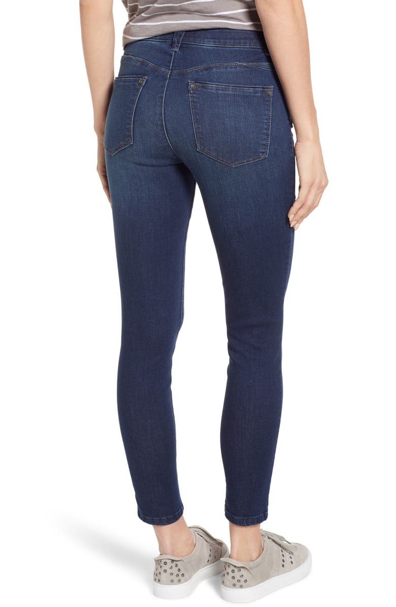 Wit & Wisdom Ab-Solution High Rise Ankle Skinny Jeans, Alternate, color, 