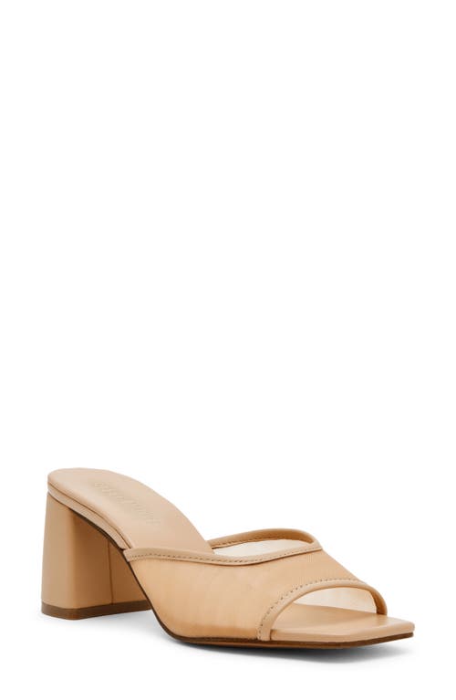 Steve Madden Madame Block Heel Sandal In Brown