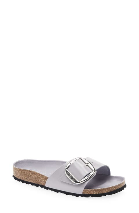 Madrid Big Buckle Slide Sandal