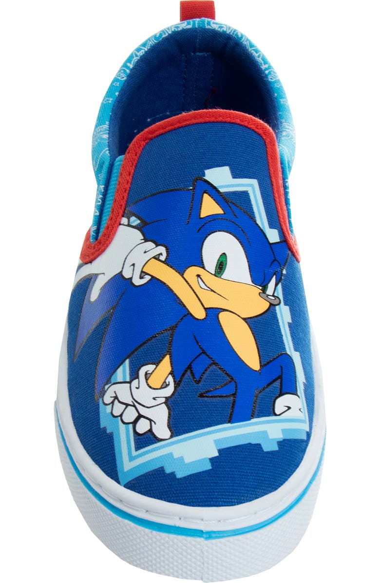 JOSMO Kids' Sonic the Hedgehog Slip-On Sneaker, Alternate, color,
