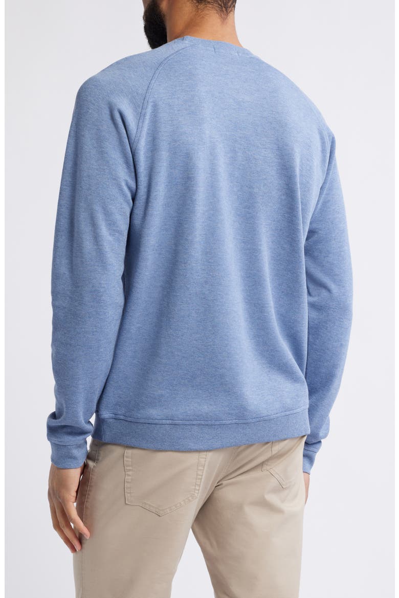 Crown Comfort Organic Cotton Blend Sweater, Alternate, color, BLUE FREESIA