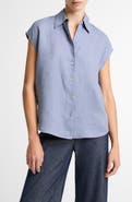Vince Dolman Sleeve Linen Shirt