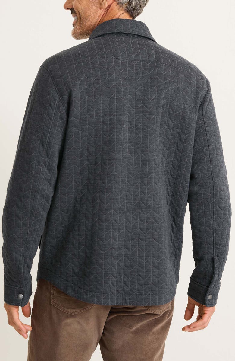 Tommy Bahama Cobble Hill CPO Quilted Snap-Up Shirt Jacket, Alternate, color, 