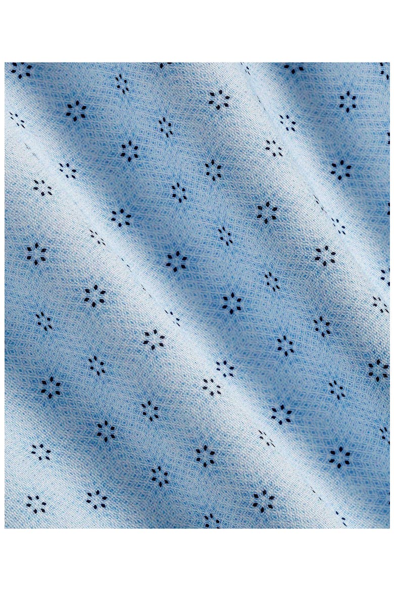 Geometric Print Sport Shirt, Alternate, color, SKY/ NAVY