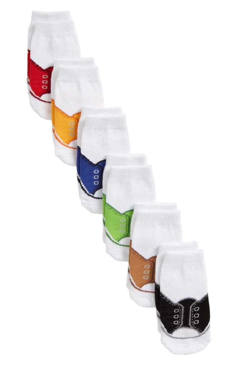 Trumpette Rad Johnny 6-Pack Socks, Alternate, color, 