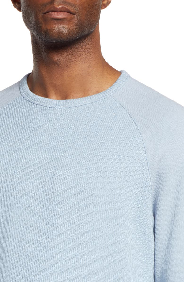 Vince Double Knit Baseball Crewneck T-Shirt, Alternate, color,