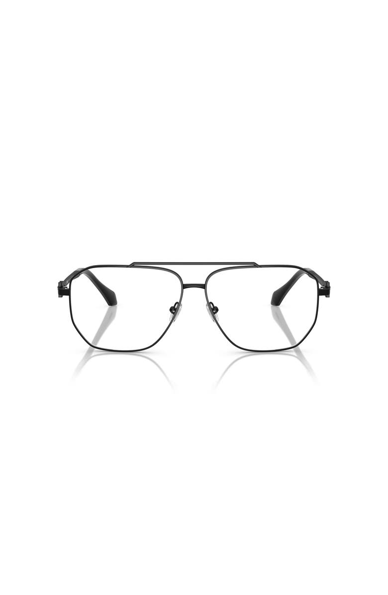 Versace 59mm Square optical glasses, Alternate, color, Black