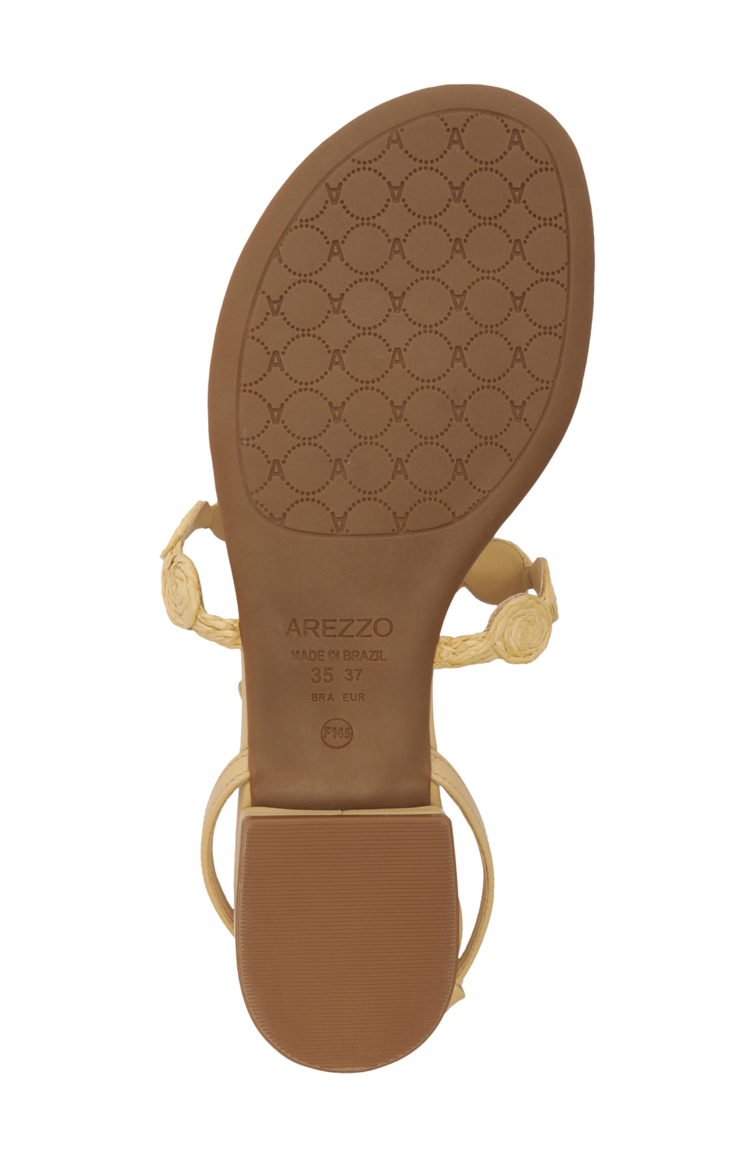 Arezzo Hayley Ankle Strap Sandal, Alternate, color, Natural