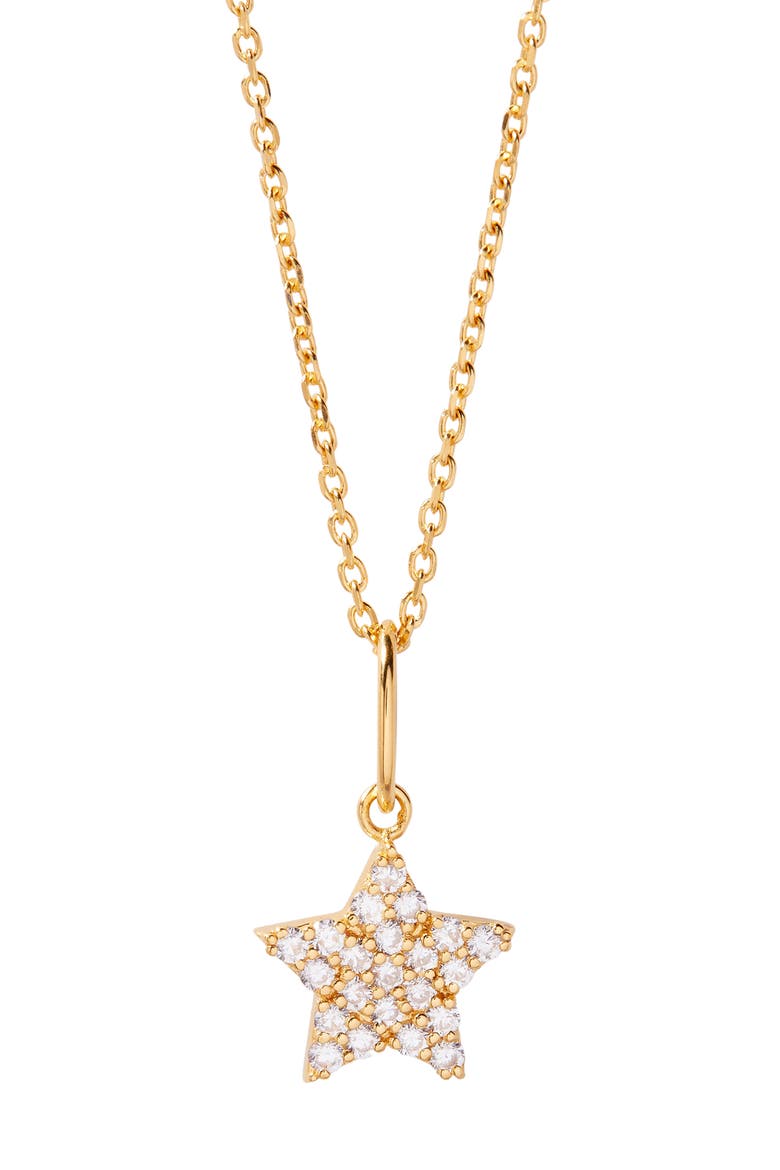 Adeline Star Pendant Necklace, Main, color, GOLD