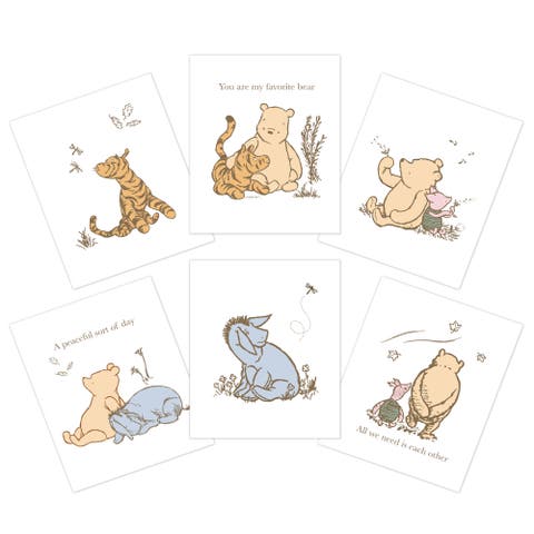 Disney Baby Classic Pooh Unframed Nursery/Child Wall Art