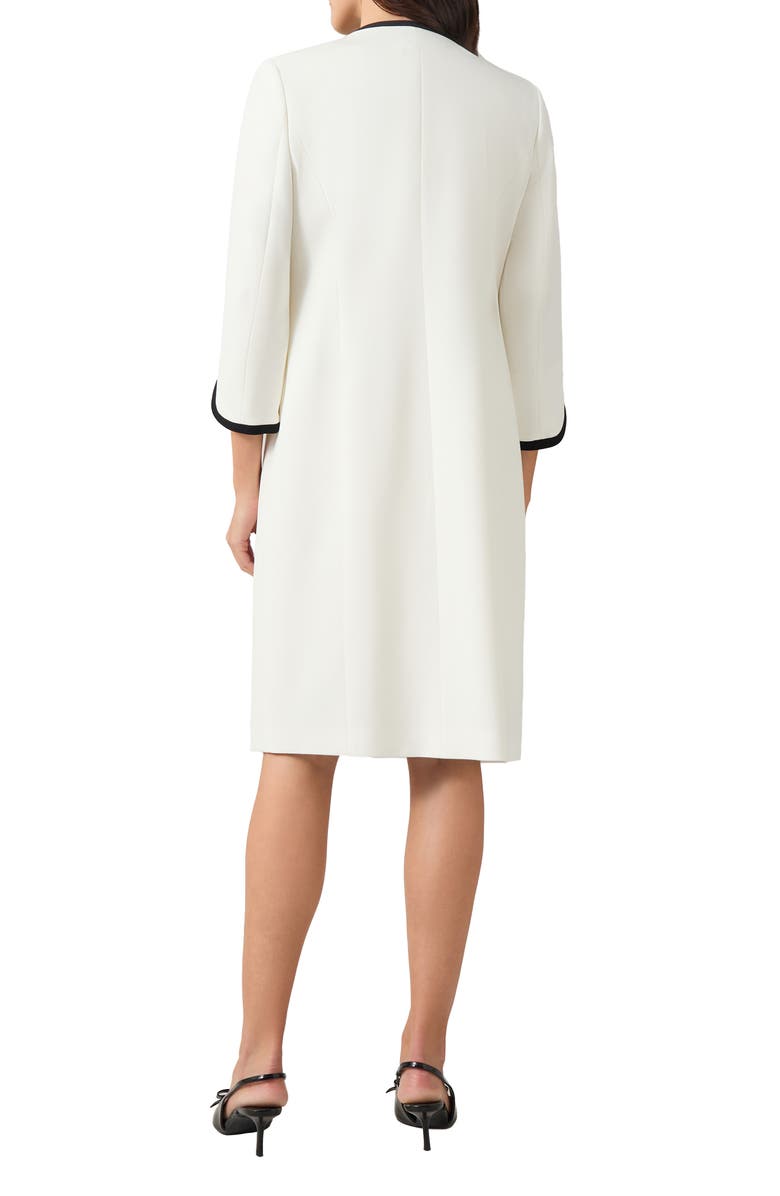 KASPER Framed Long Topper Jacket, Alternate, color, 