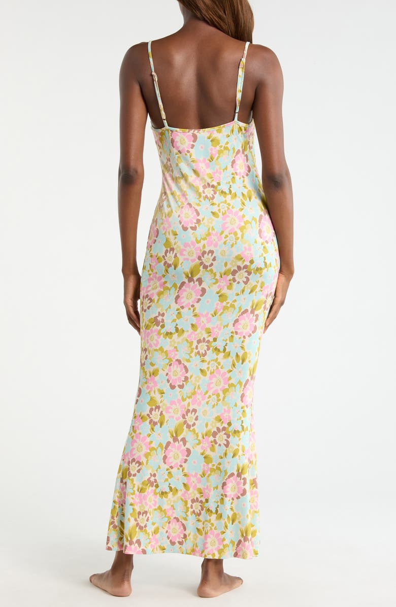 KILO BRAVA Floral Jersey Nightgown, Alternate, color, Painted Blooms