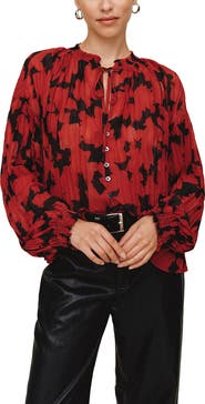 Bella Dahl Pleated Smocked Top