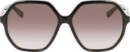 Longchamp 58mm Le Pliage Modified Rectangle Sunglasses
